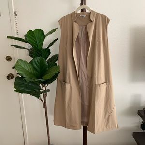 Oversized Sleeveless Cardigan/Vest